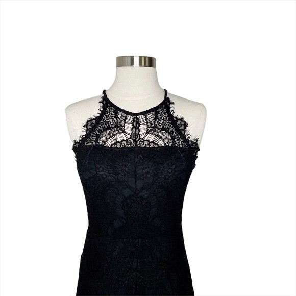 Free People XS She's Got It Slip Dress Mini Black - Picture 4 of 11